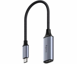 Cudy UH401 USB grafický adaptér Šedá, Stříbrná