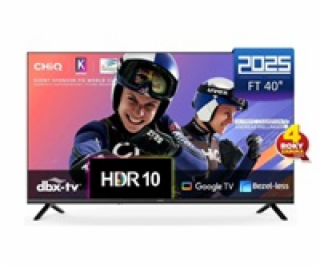 CHiQ L40FT TV 40 , FHD, smart, Google TV, dbx-tv, Dolby A...