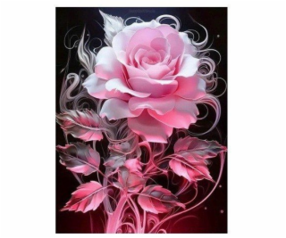 Norimpex Diamantová mozaika - růžové květy