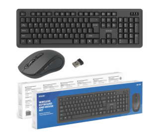 Savio KB-03 klávesnice Obsahuje myš Domov/kancelář USB QW...