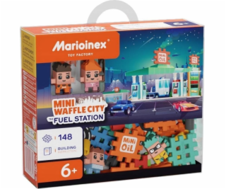 Marioinex Mini vaflové kostky - Čerpací stanice 148 dílků