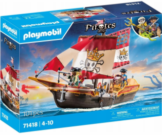 Playmobil Piráti 71418 Sada figurek pirátské lodi