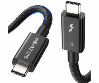 BlitzWolf BW-HDC8 240W kabel USB-C na USB-C, 0,.5m (černý)