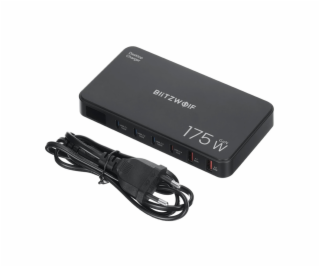 Blitzwolf BW-S30 nabíjecí stanice 6 v 1 4xUSB-C + 2xUSB 175W