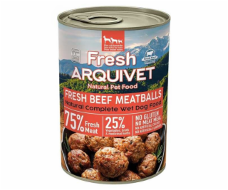 ARQUIVET Fresh Beef meatballs in sauce - wet dog food - 400g