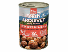 ARQUIVET Fresh Beef meatballs in sauce - wet dog food - 400g