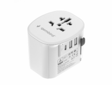 Gembird Univerzální 15W uzemňovací napájecí adaptér