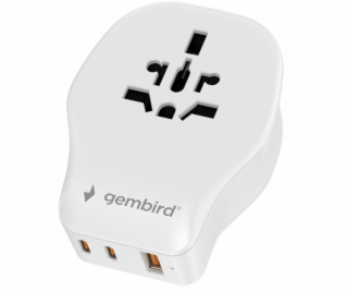Gembird 20W univerzální 4pinový napájecí adaptér