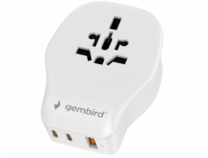 Gembird 20W univerzální 4pinový napájecí adaptér