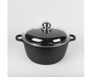 Maestro MR-4624C Hrnec s poklicí 24 cm 4 l Černý
