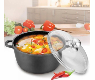 Maestro MR-4628C Hrnec s poklicí 28 cm 5,8 l Černý