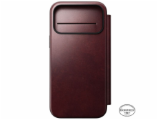 NOMAD pouzdro Modern Leather Folio Magsafe Horween pro iPhone 17 Pro Max - Burgundy Chromexcel