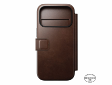 NOMAD pouzdro Modern Leather Folio Magsafe Horween pro iPhone 17 Pro - Rustic Brown