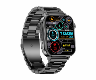 Chytré hodinky Colmi P80 (ocelově černé)