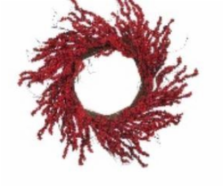 Vánoční věnec Christmas Touch Berry, 48 mm