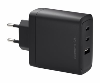 IT-EU W. Chrg-2xUSB-C 100W+1xUSB-A-BLK