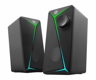 PC Speakers 2.0 DEFENDER J5 2.0 6W LED USB black