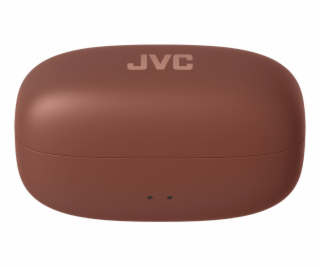 JVC HA-NP1TTU - otevřené sluchátka TWS typu Earcuff, vínová