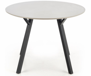 Stůl, černošedý, 100 cm x 100 cm x 74 cm