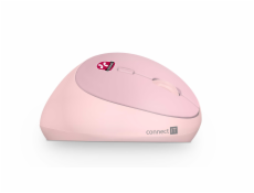 CONNECT IT FOR HEALTH LADIES PINK ergonomická vertikální myš, bezdrátová