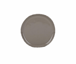 Dezertní talíř Sezamové tečky hnědé, O 20,3 cm, hnědý