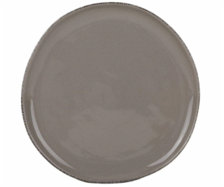 Talíř Sezamové tečky hnědý, O 26,8 cm, hnědý