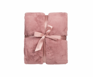 KOŽEŠINOVÁ DEKA 150X200 CM KSKHLG-024 RŮŽOVÁ