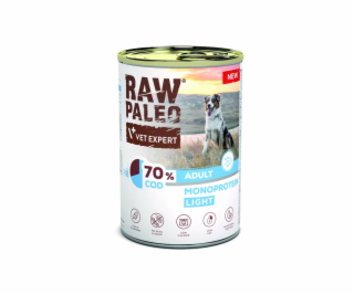 VetExpert Raw Paleo Dorsz/Cod Light Adult Can 400g