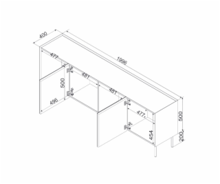 Cama FELLINI 400131 komoda