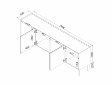 Cama FELLINI 400131 komoda