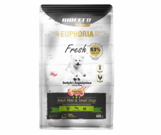 BIOFEED Euphoria Fresh Adult Turkey and lamb XS/S - suché...