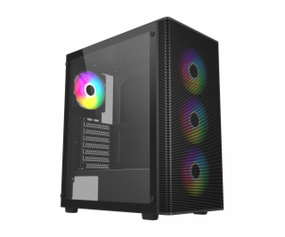 FSP M220/Midi Tower/Transpar./Černá