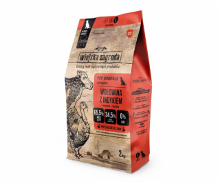 WIEJSKA ZAGRODA Hovězí maso s krůtím L - suché krmivo pro...