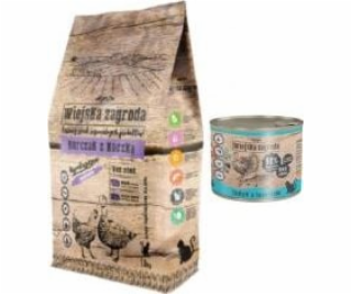 Wiejska Zagroda kuře s kachnou suché krmivo pro kočky 1,6 kg
