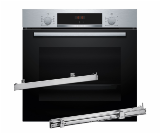 Piekarnik BOSCH HBA514BS3 + Prowadnice teleskopowe 1 pozi...