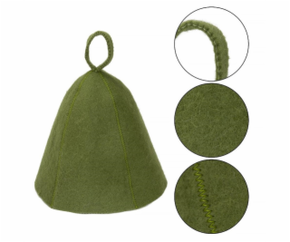 Saunová čepice FLAMMIFERA, zelená