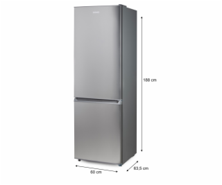 Lednice kombinovaná s mrazákem dole -  DOMO DO91336C 