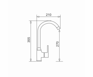 Dřez BALI (62x44) 1B1D černý + baterie Lungo