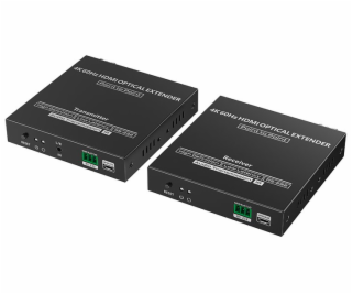 XtendLan HDMI přenos po optice, jedno vlákno, do 40km, SC...