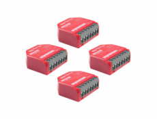 Sada 4 ovladačů Shelly 1 PM Gen4 Zigbee/Matter