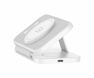 Indukční nabíječka Choetech T616-F 3 v 1 (bílá)