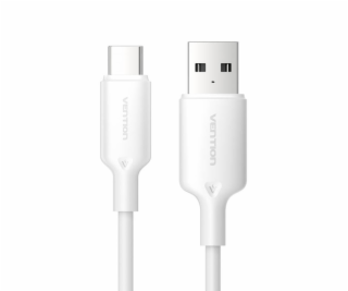Kabel USB 2.0 A na USB-C 3A Vention CTQWF 1M (bílý)