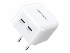 Vention FBPW0-EU USB(C+C) GaN (35W/35W) mains charger (white)