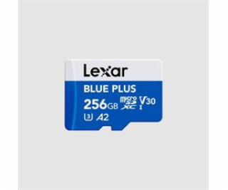 Lexar paměťová karta microSD 256GB BLUE PLUS microSDXC UH...