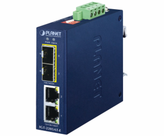 Planet IGT-2205AT-E průmyslový kompaktní konvertor 2x1GBA...