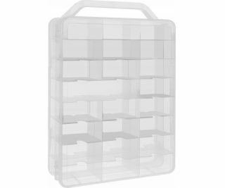 Kruzzel 20313 Plastový kufřík na autíčka 46 míst