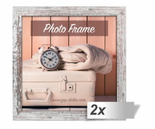 2x1 ZEP Nelson 6 bilohnedy 30x30 drevo obrazovy ram V21306