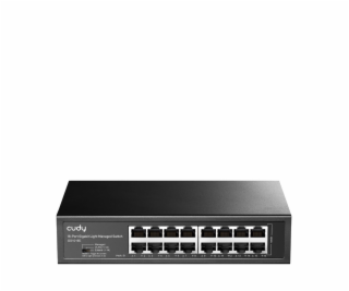 Switch CUDY GS1016E 16portový Gigabit Light