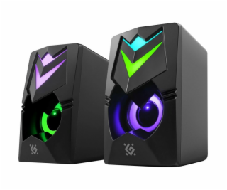 PC Speakers 2.0 DEFENDER J4 2.0 6W LED USB black