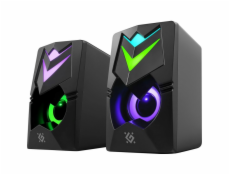 PC Speakers 2.0 DEFENDER J4 2.0 6W LED USB black